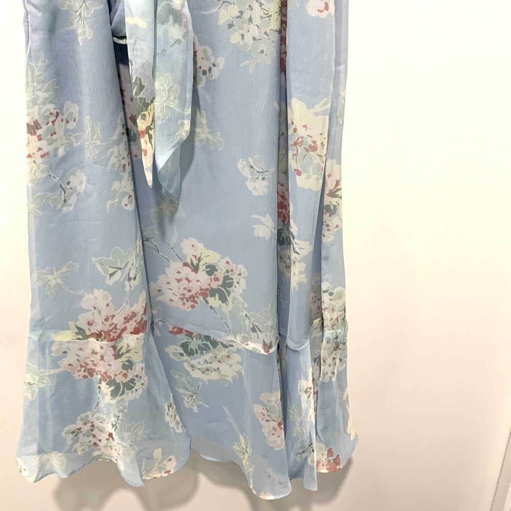 Lauren Ralph Lauren Blue Floral Midi Dress - Picture 6 of 15